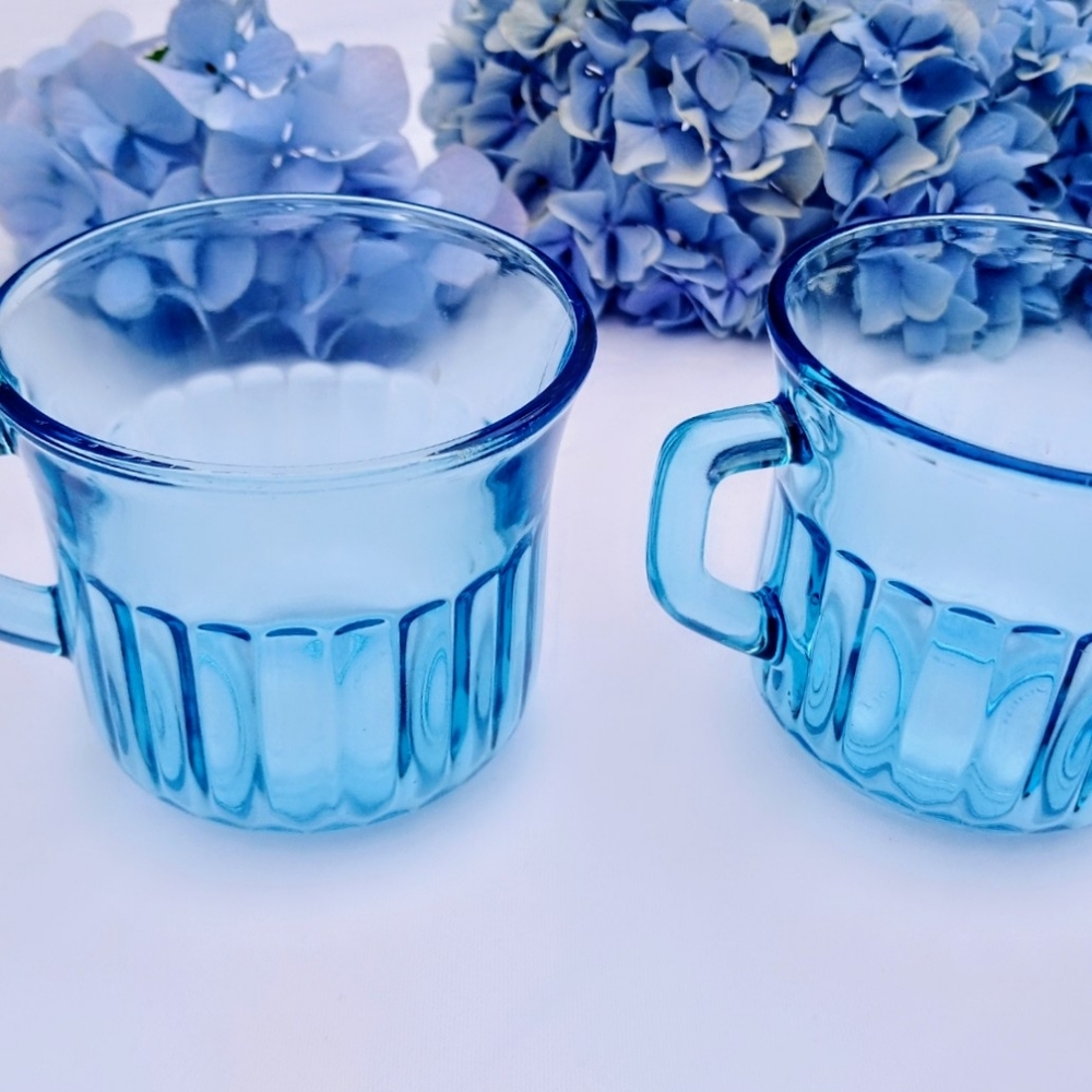 Set of Azure Fortecrisa Mexico Teacups